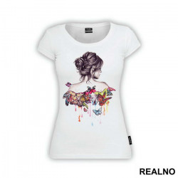 Let's Fly Away - Girl - Ljubav - Majica Let's Fly Away - Girl - Ljubav - Majica