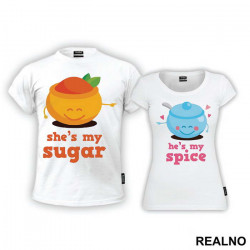 Sugar, Spice And Everything Nice - Majice za parove Sugar, Spice And Everything Nice - Majice za parove