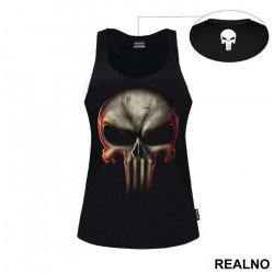 Red Outline Glow - Punisher - Majica