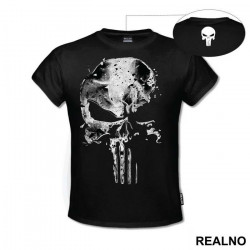Broken Skull Logo - Punisher - Majica