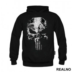 Broken Skull Logo - Punisher - Duks