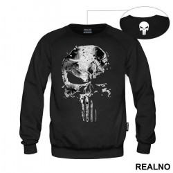 Broken Skull Logo - Punisher - Duks