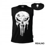 Dripping Paint Skull Logo - Punisher - Majica