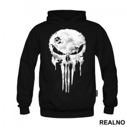 Dripping Paint Skull Logo - Punisher - Duks