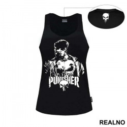 Frank Portrait And Logo - Punisher - Majica