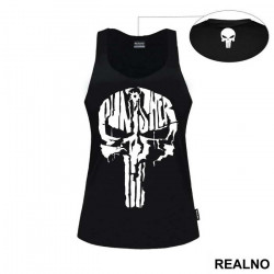 Text Inside The Skull - Punisher - Majica