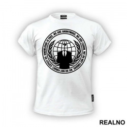 Knowledge Is Free - We Are Anonymous - We Are Legion - Internet - Majica