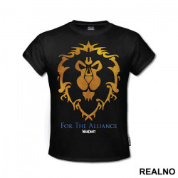 Alliance Golden Logo - World of Warcraft - Majica