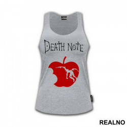 Red Apple And Logo - Death Note - Majica