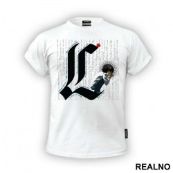 L And His Questions - Death Note - Majica