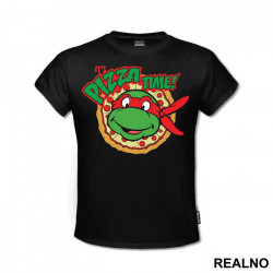 OUTLET - Crna dečija majica veličine 12 - Nindža Kornjače