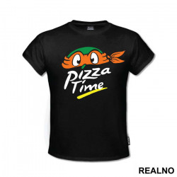 Pizza Time - Michelangelo - Nindža Kornjače - Majica Pizza Time - Michelangelo - Nindža Kornjače - Majica