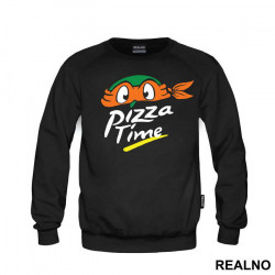 Pizza Time - Michelangelo - Nindža Kornjače - Duks Pizza Time - Michelangelo - Nindža Kornjače - Duks