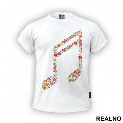 Flowers Note - Muzika - Majica