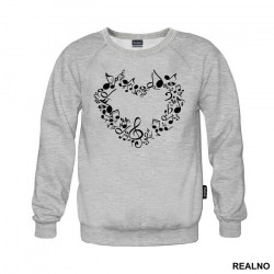 Music Notes In Shape Of A Heart - Muzika - Duks Music Notes In Shape Of A Heart - Muzika - Duks