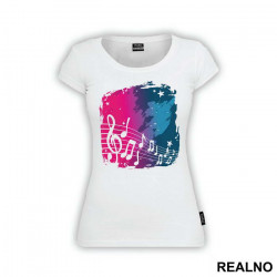 Notes And Butterfly - Muzika - Majica