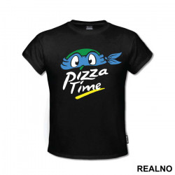 Pizza Time - Leonardo - Nindža Kornjače - Majica Pizza Time - Leonardo - Nindža Kornjače - Majica