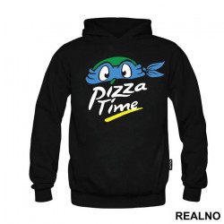 Pizza Time - Leonardo - Nindža Kornjače - Duks Pizza Time - Leonardo - Nindža Kornjače - Duks