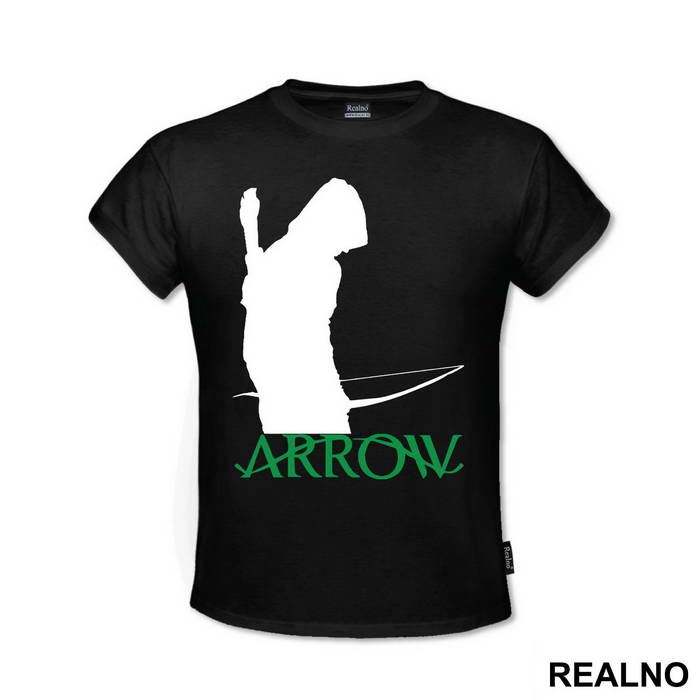 Black And Green - Arrow - Majica
