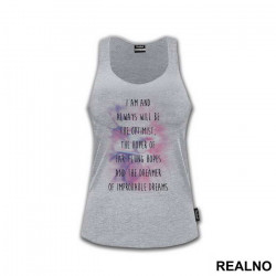 I Am And Always Will Be Optimist - Doctor Who - DW - Majica