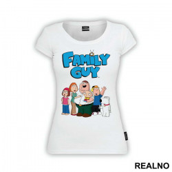 Logo And Whole Family - Family Guy - Majica