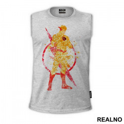 Yellow And Red Splatter - Flash - Majica Yellow And Red Splatter - Flash - Majica