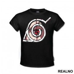 Kakashi Eye Hidden Leaf Symbol - Naruto - Majica