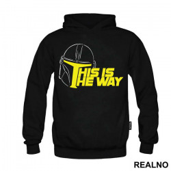 This Is The Way Helmet Outline - Mandalorian - Star Wars - Duks