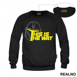 This Is The Way Helmet Outline - Mandalorian - Star Wars - Duks