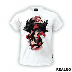 Itachi Sharingan And Crows - Naruto - Majica