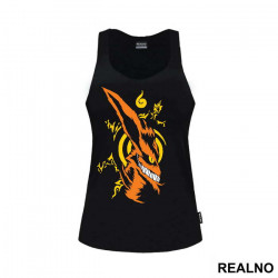 Kurama With With The Seal Symbol - Naruto - Majica