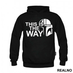 White Outline - This Is The Way - Mandalorian - Star Wars - Duks