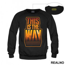 This Is The Way Outline - Mandalorian - Star Wars - Duks