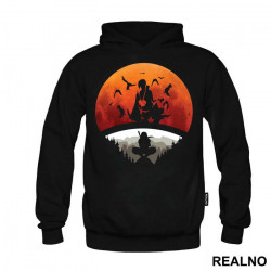 Itachi Inside Red Moon Uchiha Clan Logo - Naruto - Duks