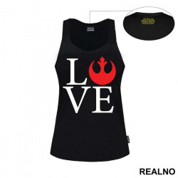 Love - Rebel Alliance - Star Wars - Majica