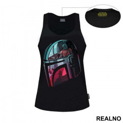 Helmet Double Exposure - Mandalorian - Star Wars - Majica