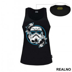 Stormtrooper Helmet With Flowers - Star Wars - Majica