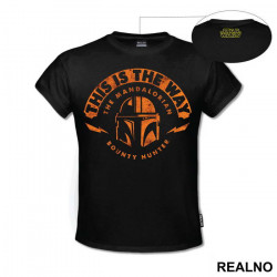 The Bounty Hunter - This Is The Way - Orange - Mandalorian - Star Wars - Majica