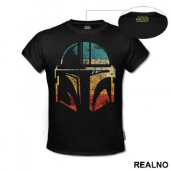 Retro Helmet - Mandalorian - Star Wars - Majica