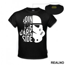Join The Dark Side Stormtrooper Helmet - Star Wars - Majica