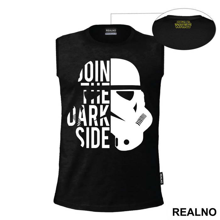 Join The Dark Side Stormtrooper Helmet - Star Wars - Majica