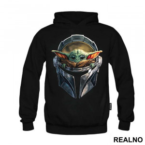 Baby Yoda And Helmet - Yoda - Mandalorian - Star Wars - Duks Baby Yoda And Helmet - Yoda - Mandalorian - Star Wars - Duks