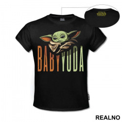 Baby Yoda Tall Text - Yoda - Mandalorian - Star Wars - Majica Baby Yoda Tall Text - Yoda - Mandalorian - Star Wars - Majica