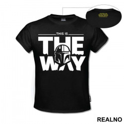 Bounty Hunter Helmet - This Is The Way - Mandalorian - Star Wars - Majica