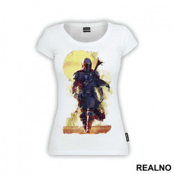 Bounty Hunter Walking Away - Mandalorian - Star Wars - Majica