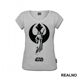 Princess Leia Of The Rebel Alliance - Star Wars - Majica Princess Leia Of The Rebel Alliance - Star Wars - Majica