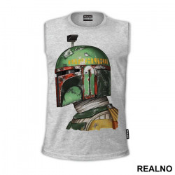 Side Portrait - Boba Fett - Star Wars - Majica