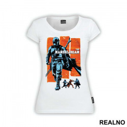 Orange And Blue - Mandalorian - Star Wars - Majica