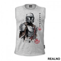 Bounty Hunter Watercolor Painting - Mandalorian - Star Wars - Majica