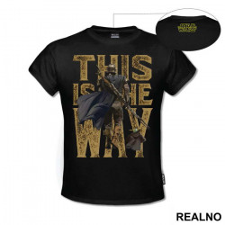 This Is The Way - Walking - Mandalorian - Baby Yoda - Star Wars - Majica